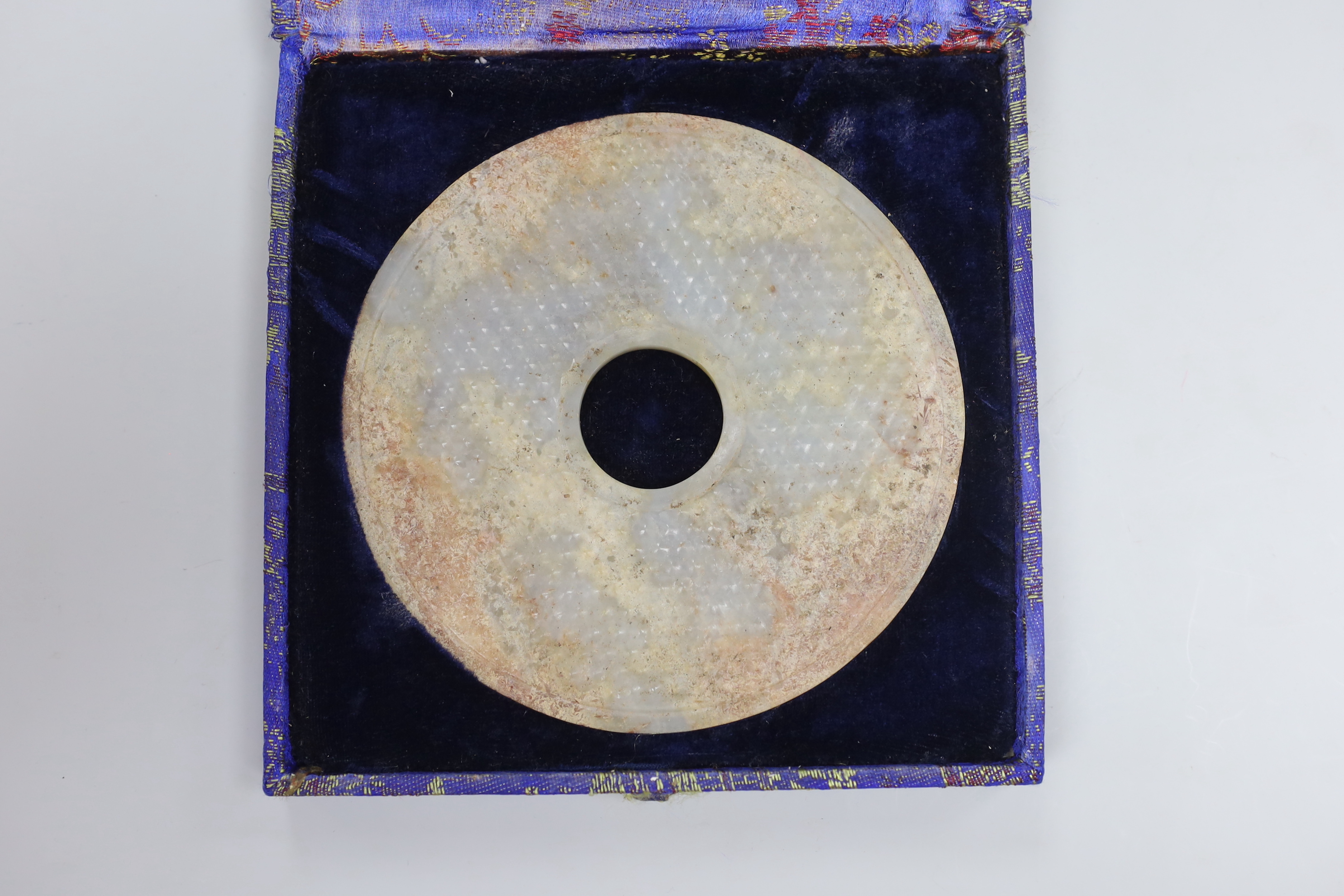 Three cased Chinese archaistic jades